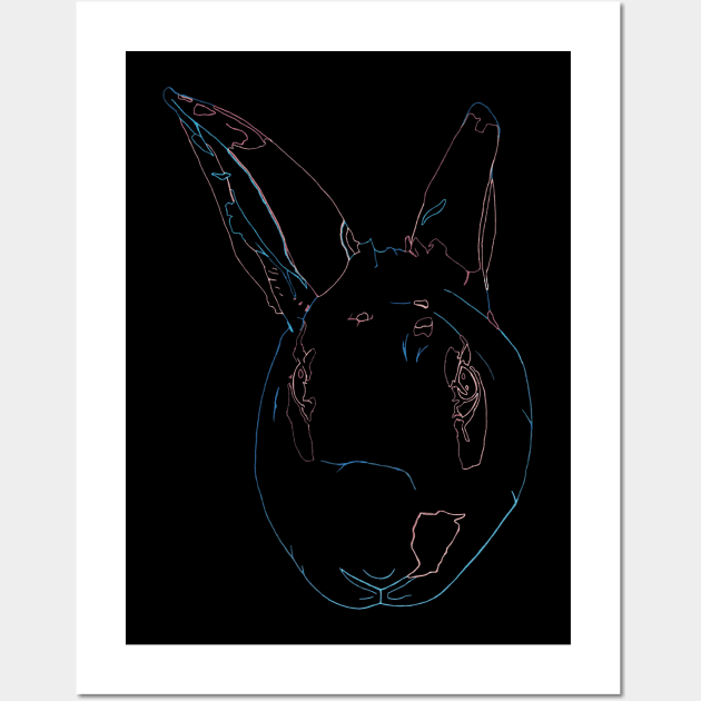 Bunny Wall Art by RaLiz
